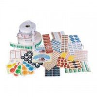 white self adhesive labels