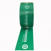 Dark Green Printed Adhesive Tape with White Logo