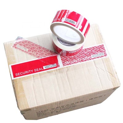 Customized Packaging Tamper Proof Security Belt Confidential Case Sealing Tape